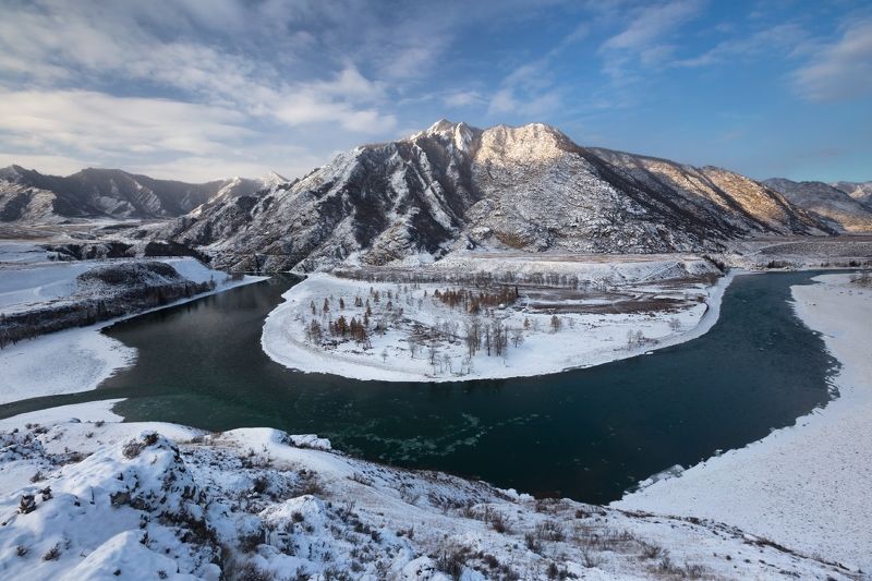 Горный Алтай, Чуя, Катунь, рассвет, утро, горы Доброе утро, Чуя-Катунь... фото превью