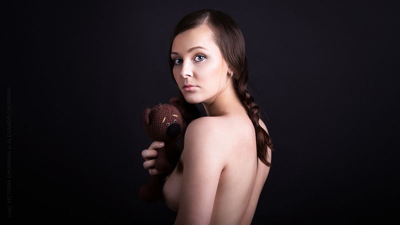 portrait art girl alexandr chuprina портрет арт девушка александр чуприна Baby Bearphoto preview