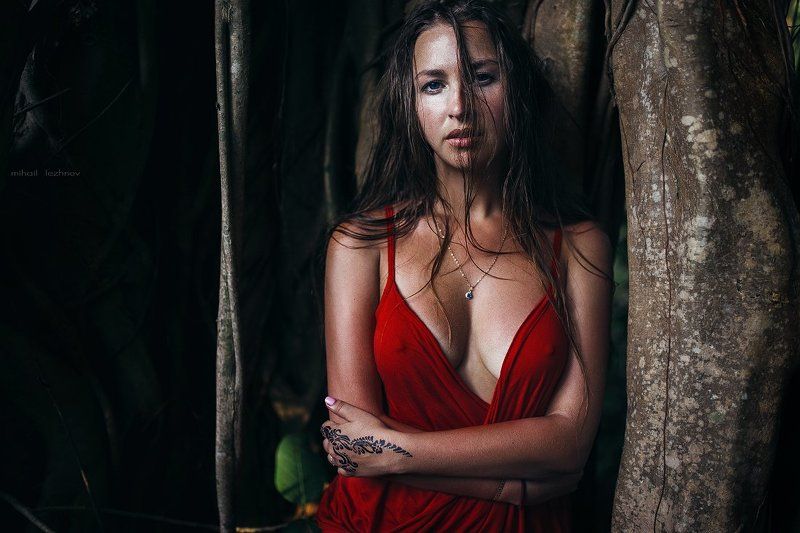 девушка джунгли портрет Marinaphoto preview