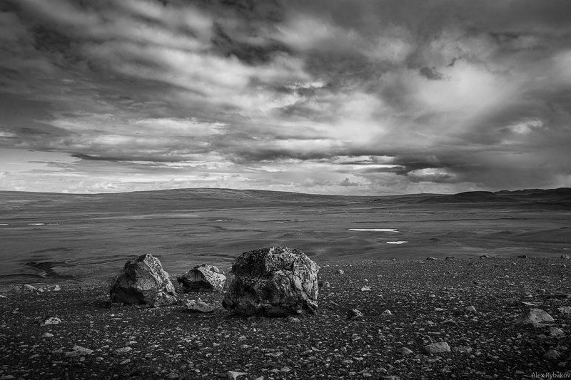 Исландия чб   Исландский дзенphoto preview