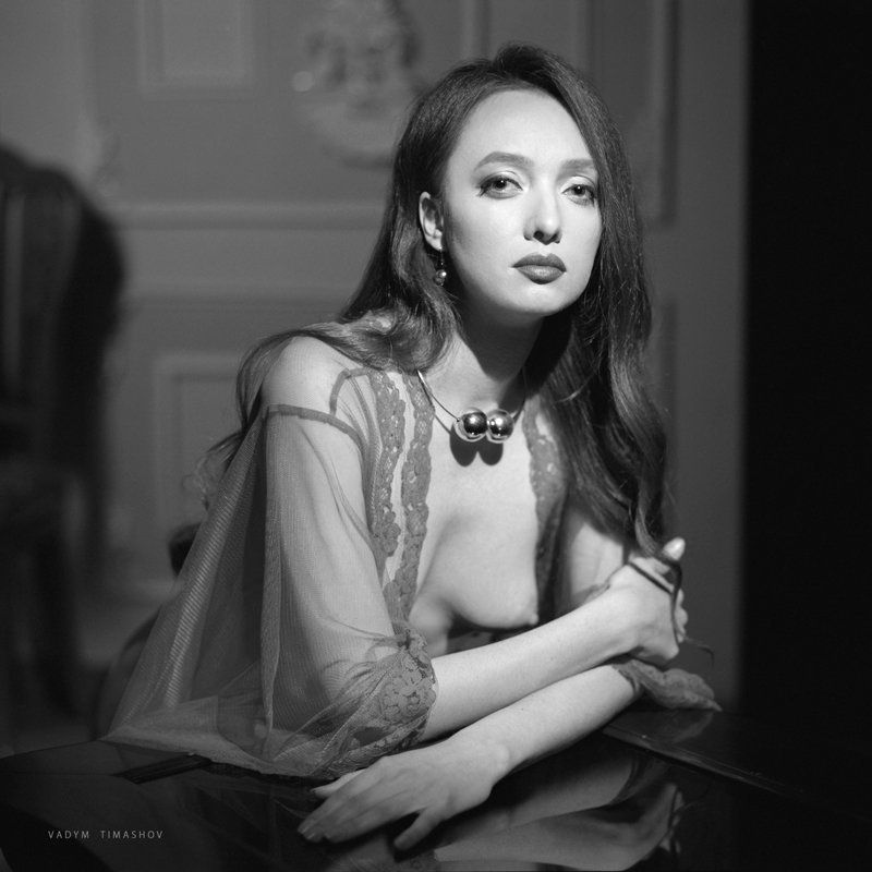 art, beauty, nude, print, portrait, vadym timashov, black and white *****photo preview