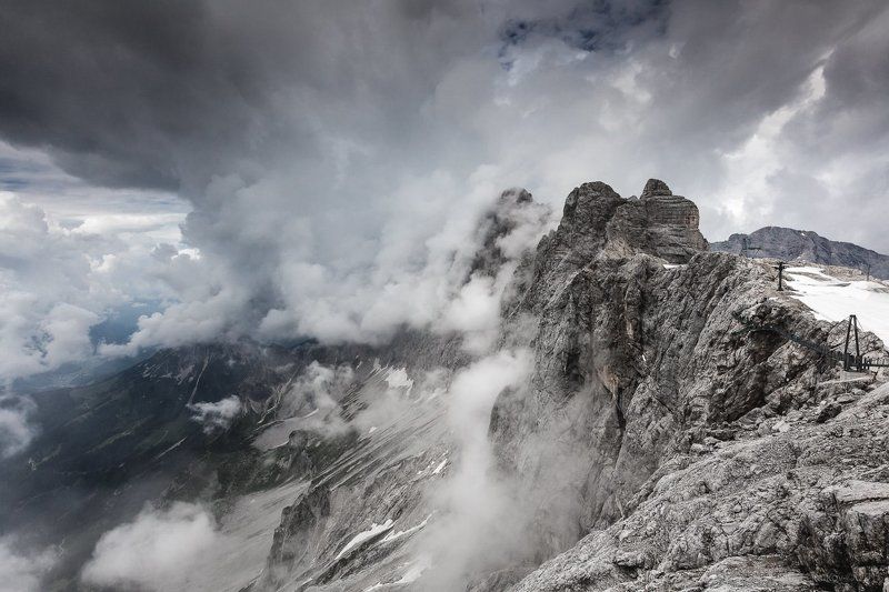 Австрия, горы, Альпы, Дахштайн, облака Madness on the topphoto preview
