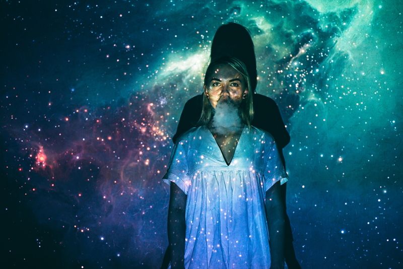 портрет, девочка, проектор, космос eto kosmosphoto preview