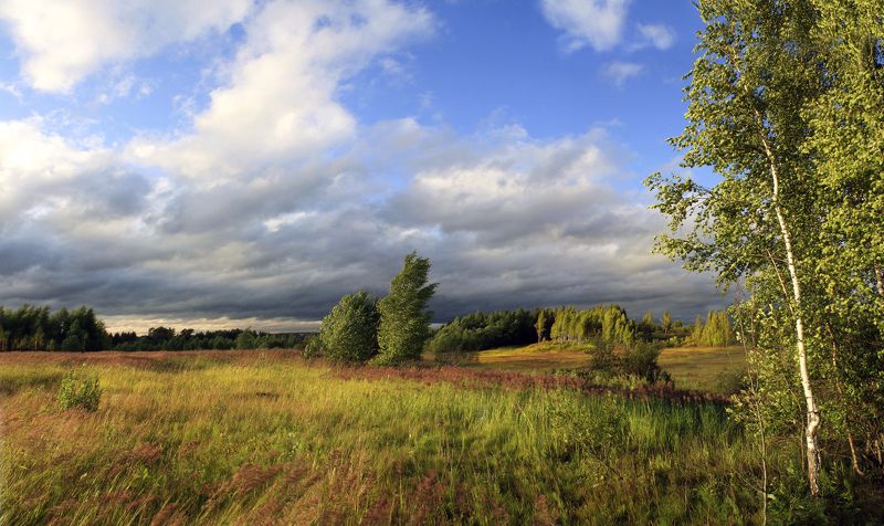 лето , облака Русский пейзаж )photo preview