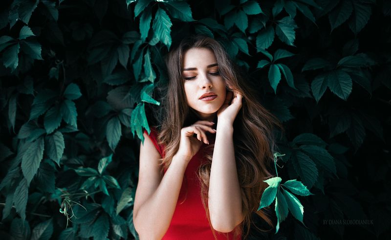 Lady in redphoto preview