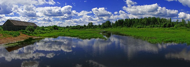 пейзаж,панорама,дето,удмуртия В июньский полденьphoto preview