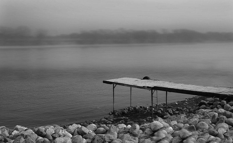 минимализм, мост, мысли, b/w ***photo preview