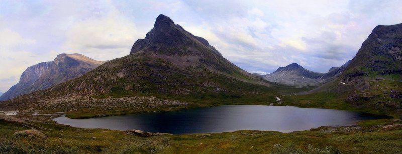 норвегия, север, озеро, alnesvatnet Мощь севераphoto preview