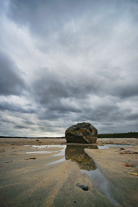 белое море, камень. Роман с камнем.photo preview