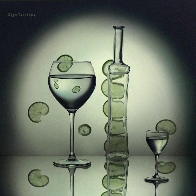 лайм, фото, натюрморт, стекло лаймовый фото превью