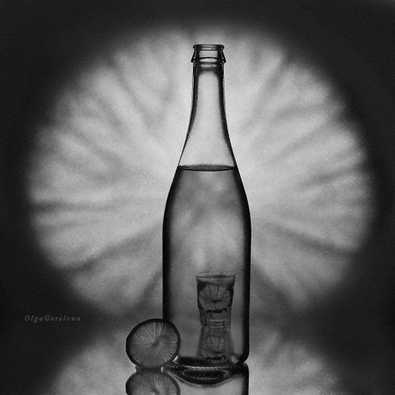 стекло, фото, натюрморт, лимон, лайм, цитрус Double-citrus фото превью