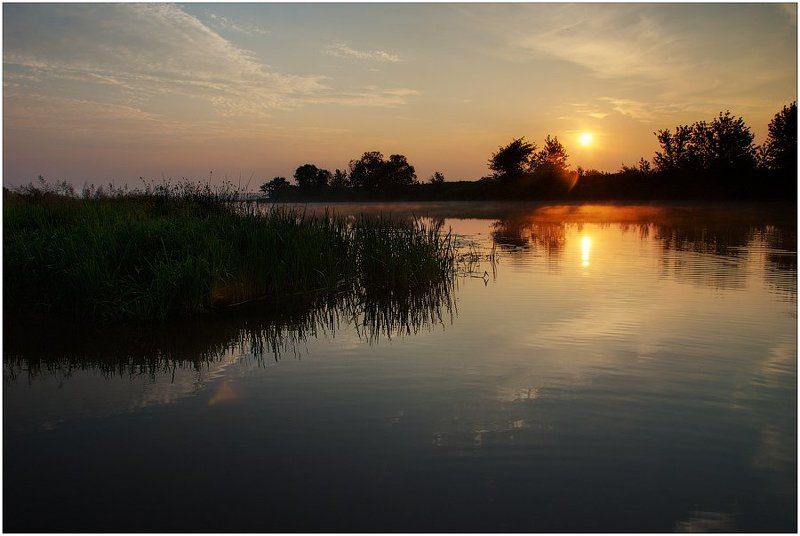 Про утро, речку и восход..photo preview