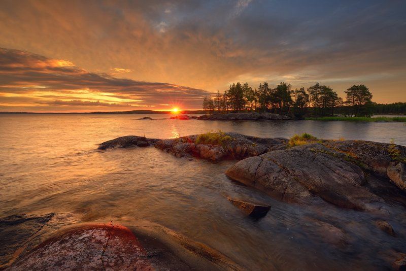 Рассвет на Онего фото превью