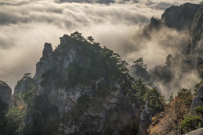 Крым, Демерджи Шторм туманов на Демерджиphoto preview
