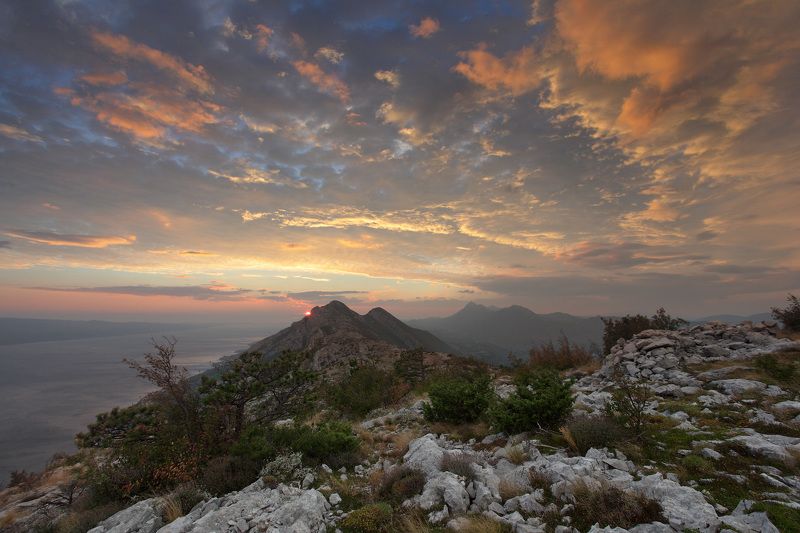 Горы Море Закат На закатеphoto preview