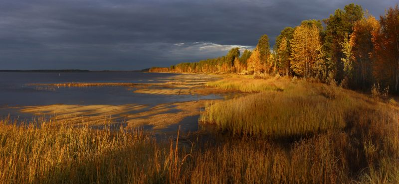 озеро, осень, Арантур фото превью