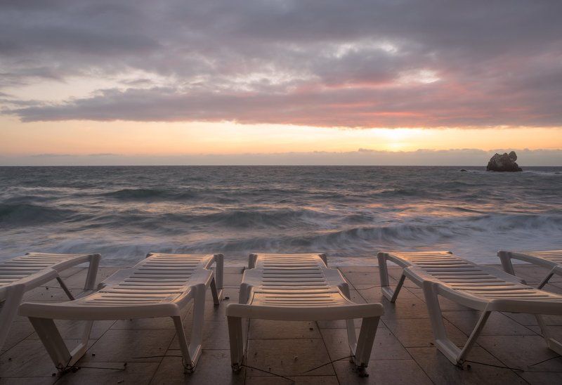 крым, море, горы, свет, закат, рассвет, природа, осень ***photo preview