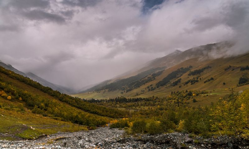 Туманная осень Софийской долиныphoto preview