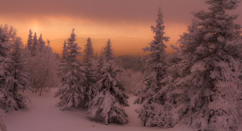 Южный Урал, Зимний лес, Уреньга Чертоги зимыphoto preview