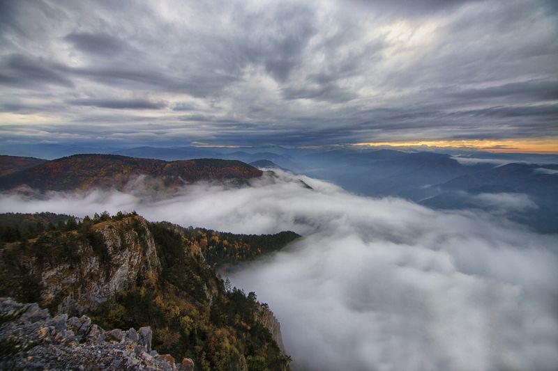#landscape #sunset #Bulgaria #beauty #5dmark3 #canon #photograph  Foggy sunsetphoto preview