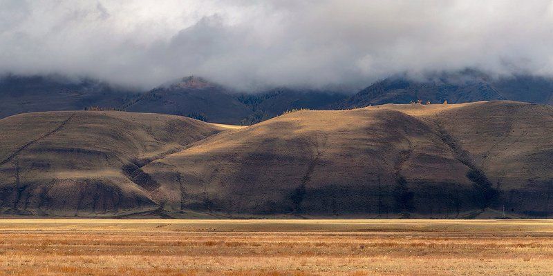 свет, тени, облака, осень, курайский хребет, горный алтай Pro тени Алтаяphoto preview