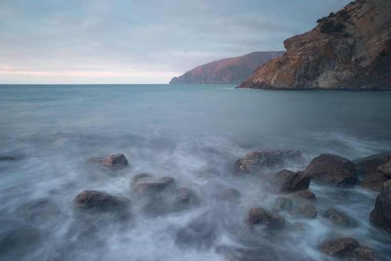 крым, море, горы, свет, закат, рассвет, природа, осень Стражphoto preview