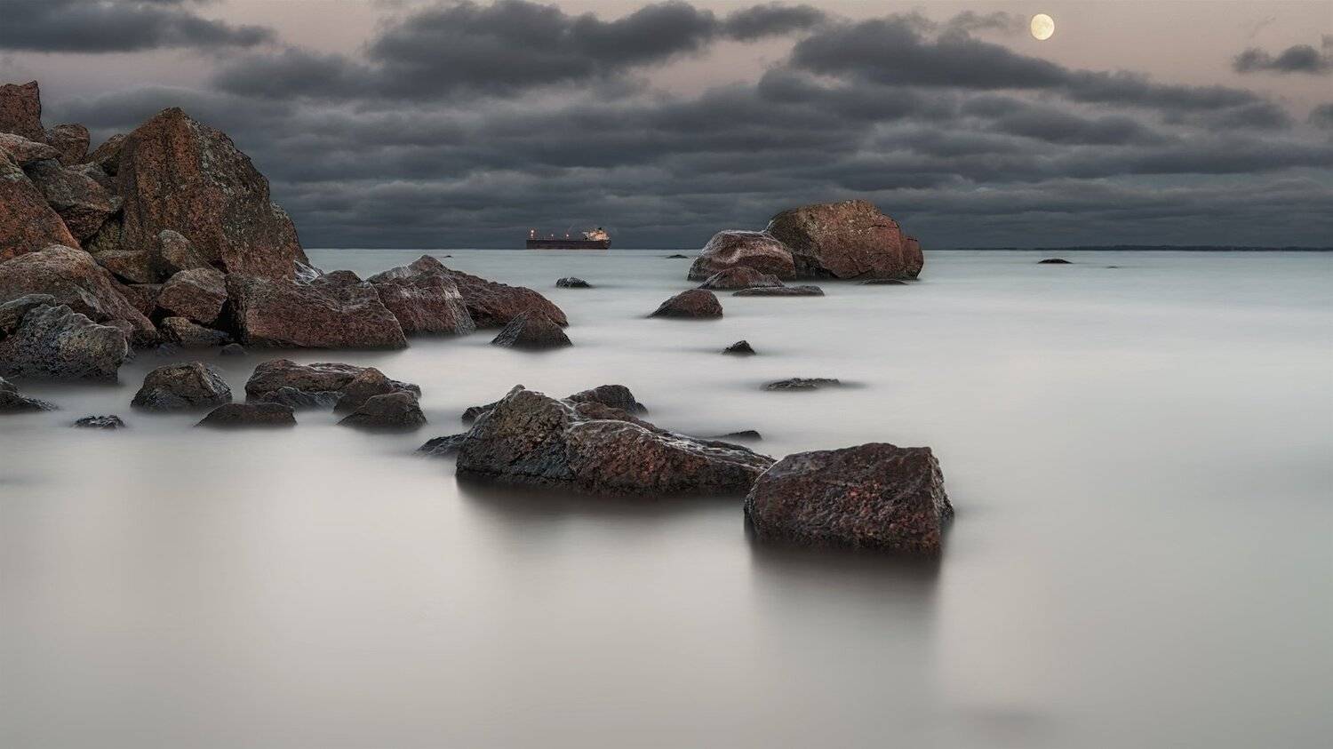 Estonia, bay, blue, blue hour, Europe, famous place, harbour, landscape, long exposure, natural landmark, nature, sea, sea scape, wind, stone, tourist attraction, travel, travel destination, travel and tourism, water, outdoor, baltic, colorful,  windy, ho, Эдуард Горобец