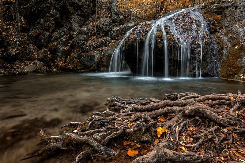 водопад, джур-джур, крым, вода, камни, пороги,осень, чаша, любви, Водопадphoto preview