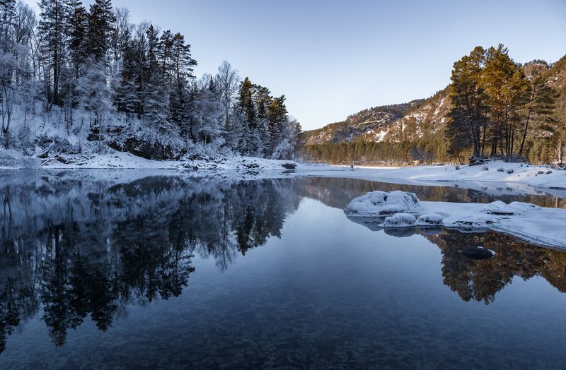 Голубые озера, Чемальский район, Горный Алтай.photo preview