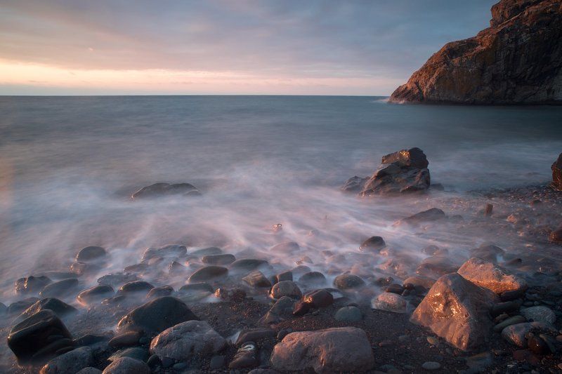 крым, море, горы, свет, закат, рассвет, природа, осень ***photo preview