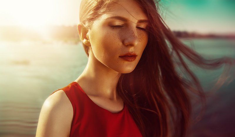 Дневной свет, Маска, Мыльные пузыри, Портрет  художественный портрет, Солнце *** фото превью