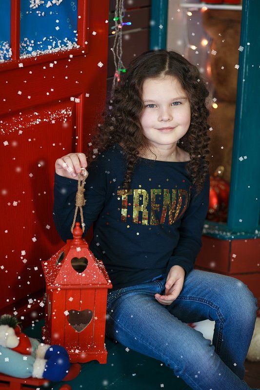 новый, год, фотосессия, студия, детский, портрет, девочка, красиво, симферополь, крым Предновогоднее настроениеphoto preview