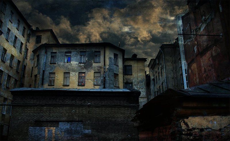 город Смешивая стены...photo preview