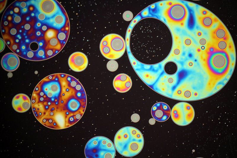 интерференция микрофотография глицерин Другие миры 3photo preview