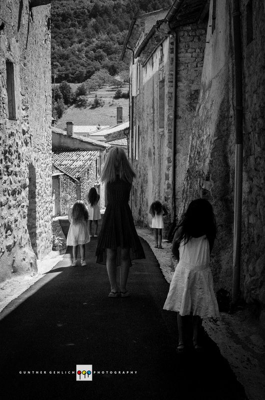 children, black&white, fine art, portrait, Say Nothingphoto preview