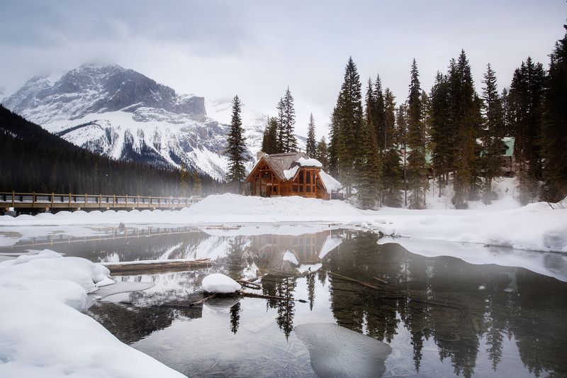 emerald, lake ЗИМНИЙ ПЕЙЗАЖphoto preview
