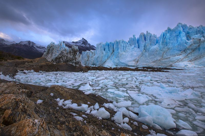 ледник перито морено Крошево синего гигантаphoto preview