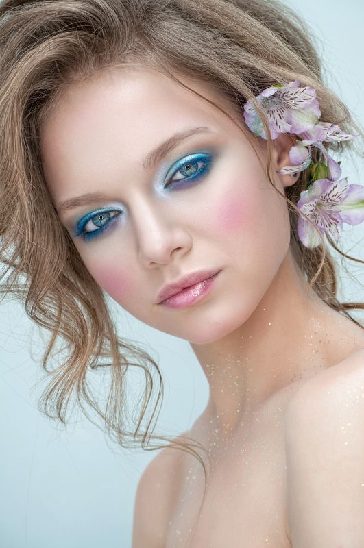 девушка, портрет, макияж,  Девушка - Зимаphoto preview