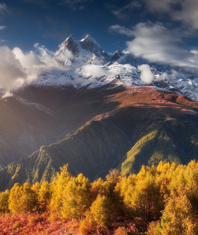 ушба, кавказ, сванетия Красавица Ушбаphoto preview