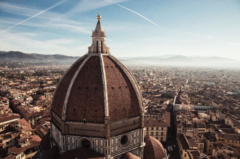 italia, florence, duomo, vintage, outdoor, roof, архитектура, город, флоренция, италия Флоренцияphoto preview