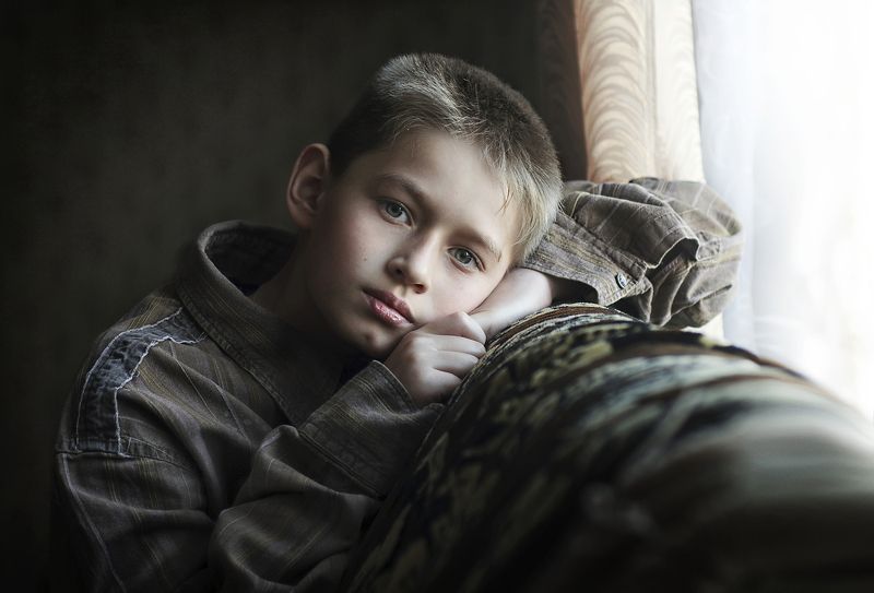 портрет, ребёнок, дети, семья, мальчик, свет Николайphoto preview