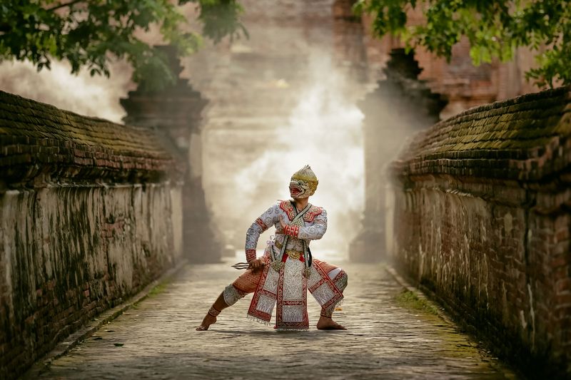 thailand,performance,ramayana,monkey,arts,asia,asian HANUMANphoto preview