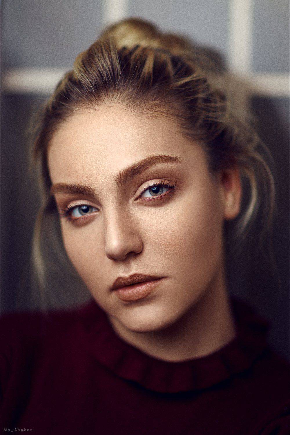 portrait, model, face, eyes, beauty, canon, , mohammad hossein