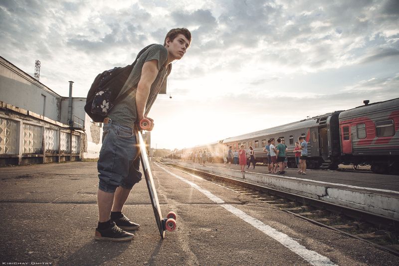 портрет,жанр,парень Долгий путьphoto preview