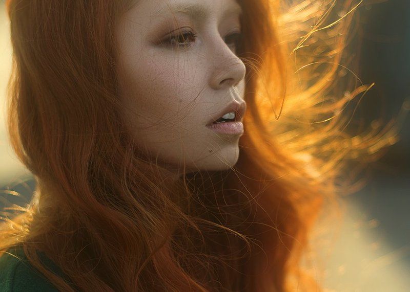 carolinemadison, portrait, beauty, redhair, redhead, portraiture, curlyhair, wind, lips, emotion, stpetersburg Gonephoto preview