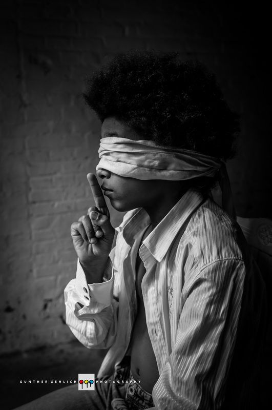 children, portrait, fine art, conceptual, black and white Silencephoto preview