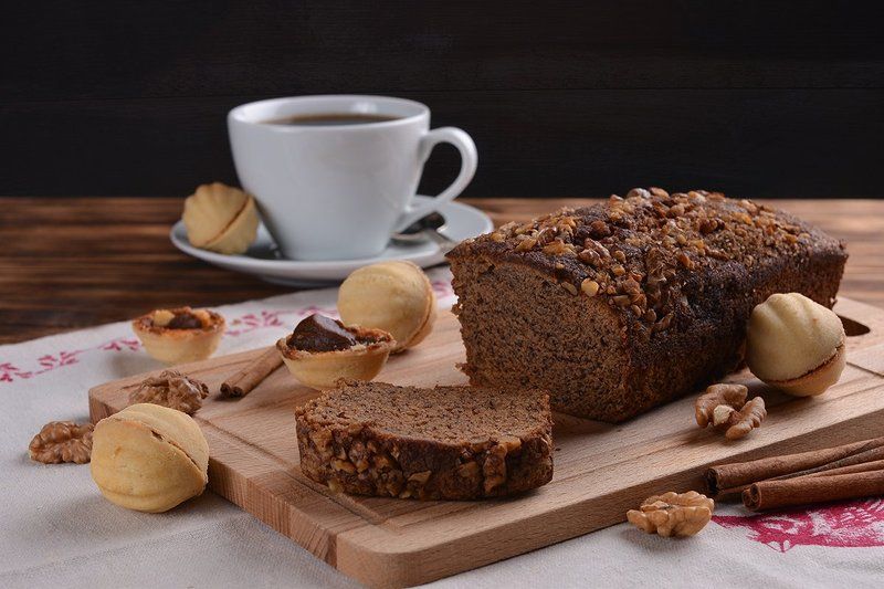 натюрморт Рождественский кексphoto preview