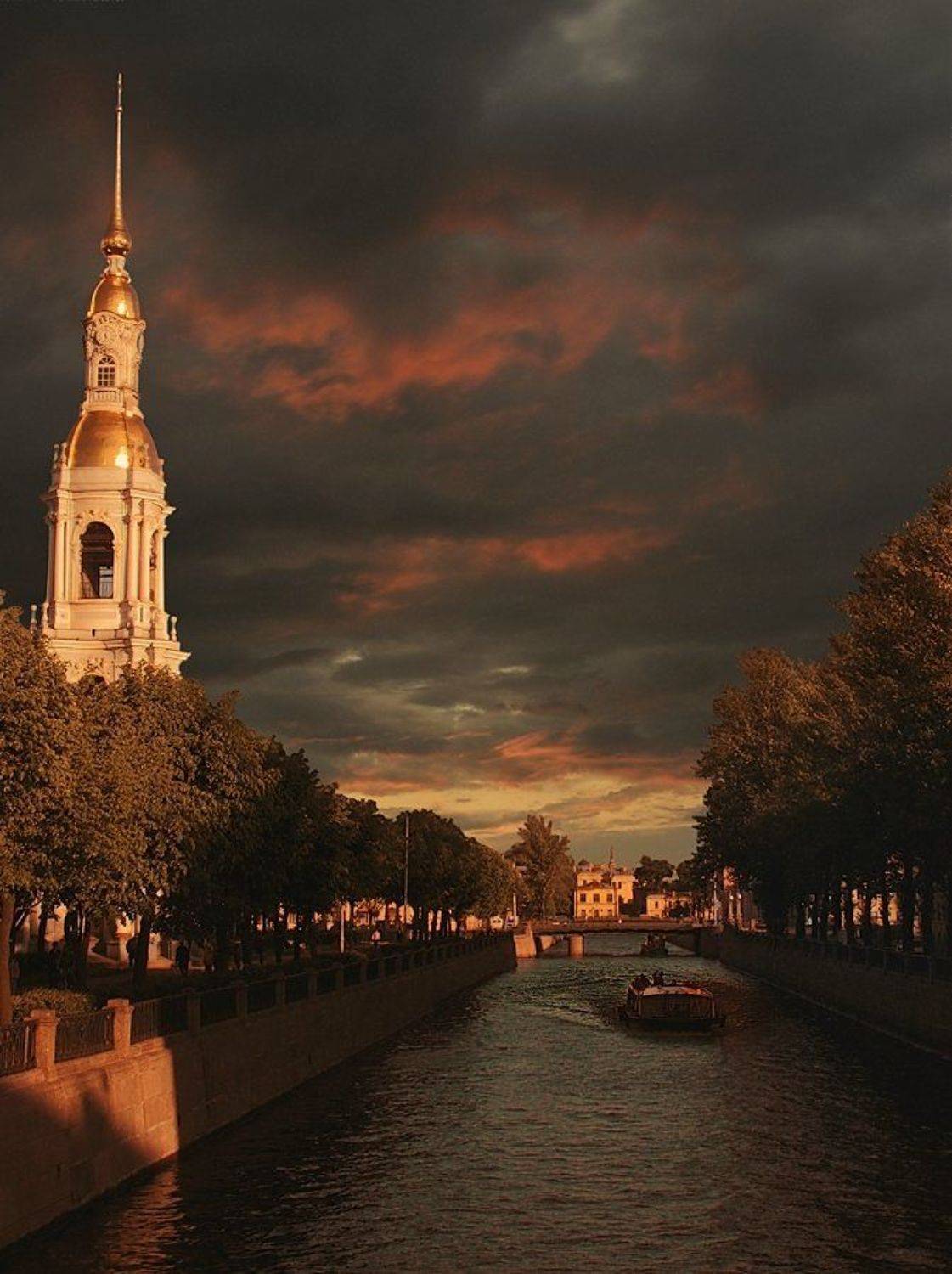 петербург, вечер, закат, zapravka2