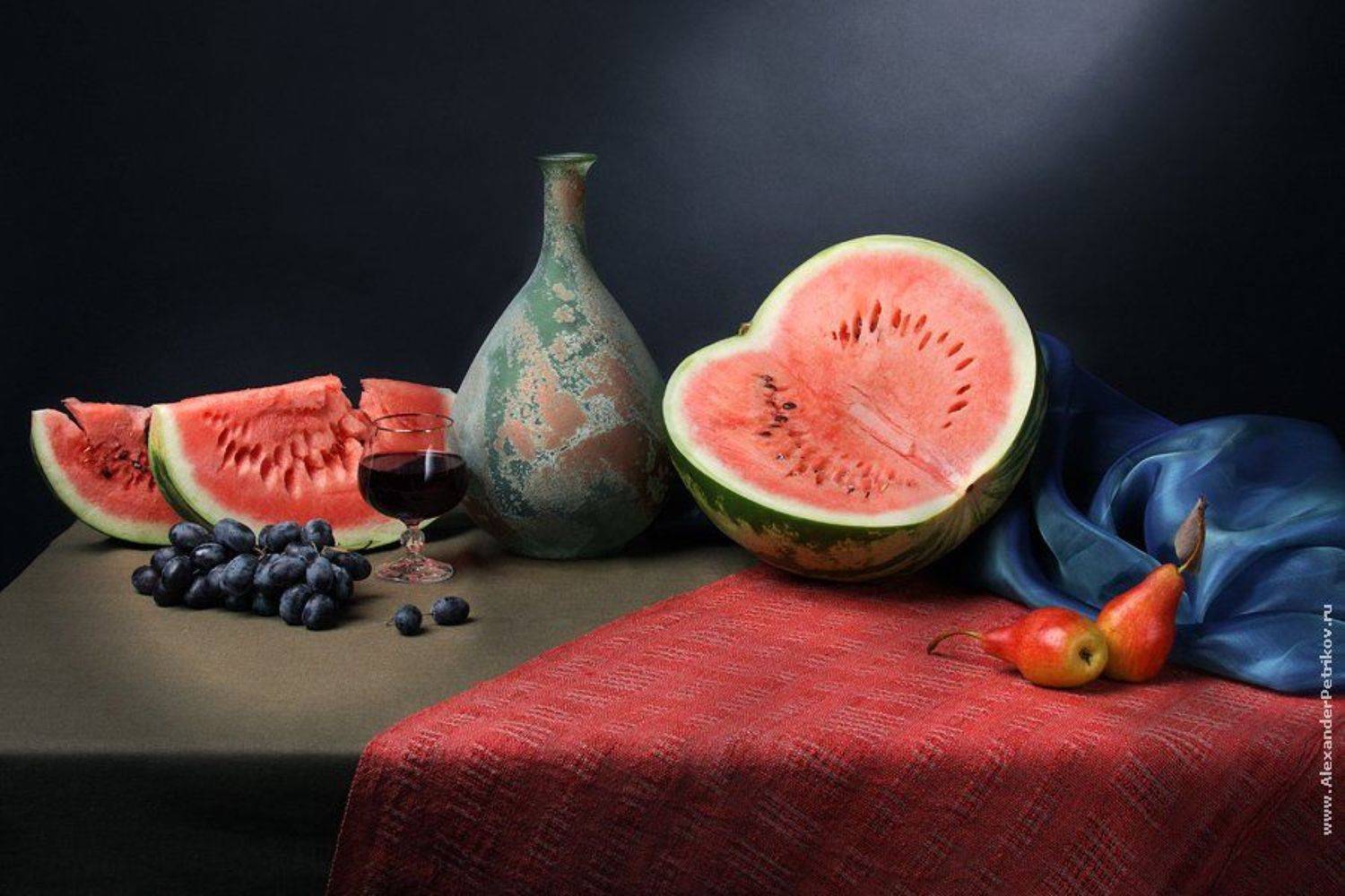 арбуз, груши, виноград, Александр Петриков