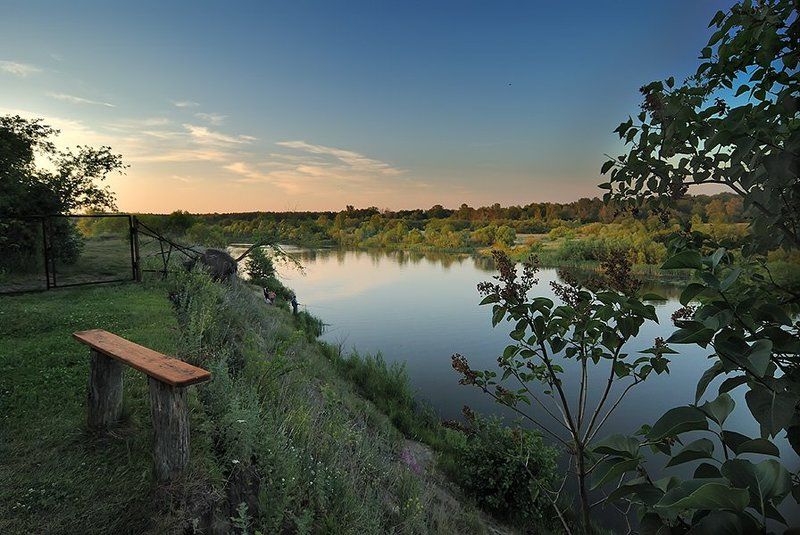 летний вечер на р.Суре...photo preview